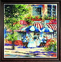 【中古】【輸入品・未使用】Cafe in the Sun(クロスステッチキット)