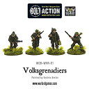 yÁzyAiEgpzBolt Action Volksgrenadiers (10 Models) Box - Metal