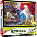 【中古】【輸入品・未使用】MasterPieces 暗闇で光る隠れたイメージ ジグソーパズル ドリームワールド ユニコーン スティーブ・リードによるアートをフィ...