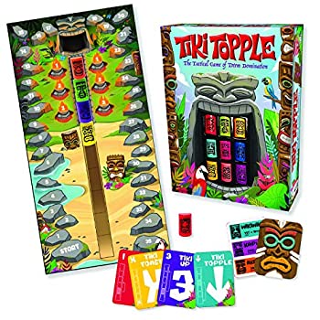 Gamewright Tiki Topple - The Tactical Board Game of Totem Domination Board Game