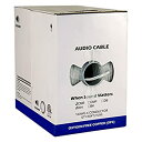 【中古】【輸入品・未使用】オーディオケーブル、16?AWG、4?Conductor 65ストランド500?ft、PVC、ジャケット、Pullボックス、ホワイト