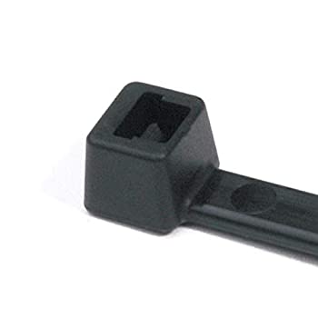 【中古】【輸入品 未使用】Hellermann Tyton T50I0M4 Standard Cable Tie 12 Long 50lb Tensile Strength PA66 Black (Pack of 1000) by Hellermann Tyton