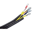 【中古】【輸入品・未使用】パンドウイット コーラゲートルームチューブ 25F-10M20 スリット付き ブラック (10000フィート) 1-Inch by 100-Foot CLT100F-C20 1
