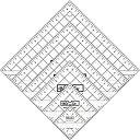 【中古】【輸入品・未使用】Bloc Loc Half Square Triangle Ruler Set 1