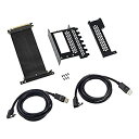 【中古】【輸入品・未使用】CableMod 垂直PCI-e ブラケット - 2 x DisplayPort - ブラック(2)