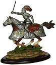 【中古】【輸入品・未使用】Design Toscano Mediaeval Charging Knight and Horse Sculpture