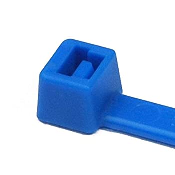 【中古】【輸入品 未使用】Hellermann Tyton 111-01125 High Temp Cable Tie 15.2 Long 120lb Tensile Strength ETFE Blue (Pack of 50) by Hellermann Tyton