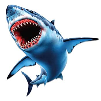 【中古】【輸入品・未使用】Jaws Shark Great White???ビニールステッカー防水デカール