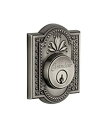 【中古】【輸入品・未使用】Grandeur Parthenonダブル円柱デッドボルト、アンティークピューター(3)