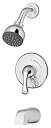 【中古】【輸入品・未使用】Symmons s-6602-trm Unity 1ハンドルタブシャワー蛇口トリム、クロム S-6602-TRM 1(3)