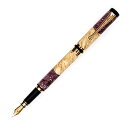 【中古】【輸入品・未使用】クラシック万年筆???24?ktゴールド???Box Elder withパープルInlays