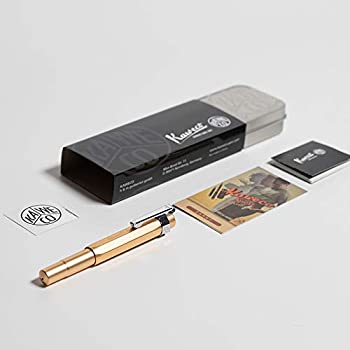 【中古】【輸入品・未使用】Kaweco AL Sport Gold Edition 細いペン先 Kaweco Sport 八角形クリップクローム