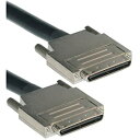 【中古】【輸入品・未使用】0.8mm Male / 0.8mm Male VHDCI 68 SCSI Cable Offset Metal Hood 1.8m