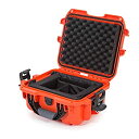 【中古】【輸入品・未使用】Nanuk 905 防水ハードケース パッド入り仕切り付き オレンジ (905-2003)