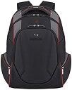 【中古】【輸入品 未使用】Solo 17.3 Laptop Backpack Hardshell Front Zippered Pocket Black by SOLO