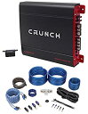 【中古】【輸入品・未使用】Crunch PX-2000.1D 2000ワット モノラルパワフルカーオーディオアンプ+アンプワイヤーキット