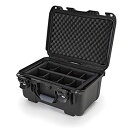 【中古】【輸入品・未使用】Nanuk 918 Mサイズ 防水ハードケース パッド入り仕切り付き 16.9インチ x 12.9インチ x 9.3インチ - ブラッ...