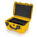 【中古】【輸入品・未使用】Nanuk 918 Mサイズ 防水ハードケース パッド入り仕切り付き 16.9インチ x 12.9インチ x 9.3インチ - イエロ...