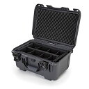 【中古】【輸入品・未使用】Nanuk 918 ミディアム 防水ハードケース パッド入りディバイダー付き 16.9インチ x 12.9インチ x 9.3インチ -...