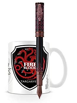 【中古】【輸入品・未使用】Montegrappa ゲーム・オブ・スローンズ ターガリエン万年筆 ファイン