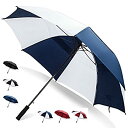 【中古】【輸入品・未使用】68インチ ゴルフ傘 (ブルー/ホワイト 4パック) バルク傘 マルチパック 傘 ゴルフアクセサリー メンズ 傘 防風 日傘 大型傘