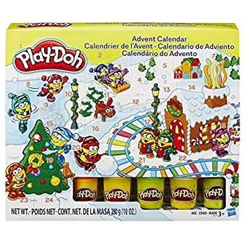【中古】【輸入品・未使用】プレイドー B21999 造形成分おもちゃ クリスマス アドベントカレンダー 5色容器