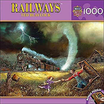 【中古】【輸入品・未使用】Masterpieces Railways Tornado Alleyパズル( 1000?Piece ) byマスターピース
