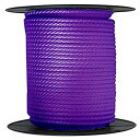 【中古】【輸入品・未使用】アンカーロープドックライン1?/2?" x 200?' Braided 100?%ナイロンパープルMade in USA