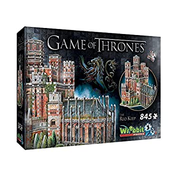 楽天アトリエ絵利奈【中古】【輸入品・未使用】Roter Bergfried / The Red Keep - Game of Thrones. Puzzle 845 Teile: 3D-PUZZLE