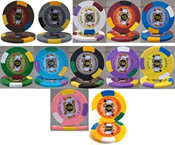 Poker Kings カジノ 13.5gm クレイ 500 バルクチップ - 選択