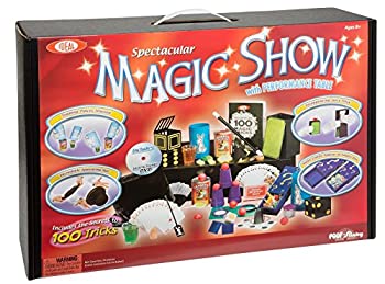 【中古】【輸入品・未使用】新しいIdeal 100トリックSpectacular Magic ShowスーツケースキットW / Dvd And Props