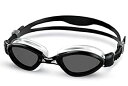 【中古】【輸入品・未使用】HEAD Tiger LSR Plus Swim Goggle Clear/Black/Smoke