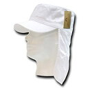 【中古】【輸入品・未使用】急速な支配107-PL-WHT-07外国人部隊フラップキャップ - ホワイト、大、特大を