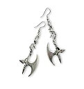 yÁzyAiEgpzGothic Vine Wrapped Executioner's Axe Medieval Renaissance Dangle Earrings