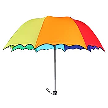 【中古】【輸入品・未使用】Colordrip 8 Colors Rainbow Umbrella - Portable Tri-Folded Umbrella - for Rainy and Sunny Days 【中古】【輸入品・未使用】Colordrip 8 Colors Rainbow Umbrella - Portable Tri-Folded Umbrella - for Rainy and Sunny Days