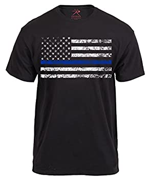 【中古】【輸入品・未使用未開封】ロスコ ブルーラインTシャツ (XL ブラック/BlueLine)