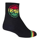 【中古】【輸入品・未使用】SockGuy クラシック 3インチ ラスタライド サイクリング/ランニングソックス Large-X-Large