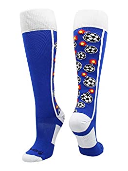 【中古】【輸入品・未使用】MadSportsStuff クレイジー ボンバー サッカーソックス (ロイヤル/ホワイト L) 【中古】【輸入品・未使用】MadSportsStuff クレイジー ボンバー サッカーソックス (ロイヤル/ホワイト L)