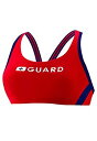 【中古】【輸入品・未使用】Speedo レディース ガードスポーツブラ 水着トップ L レッド(4)