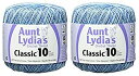 【中古】【輸入品・未使用】叔母Lydiaのかぎ針編みスレッド???Variegated???サイズ10???(2?- Pack) withプレースマットパターン...