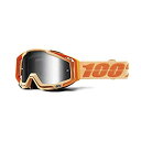 【中古】【輸入品・未使用】100% Racecraft 大人用 オフロードバイクゴーグル - サハラ/シルバーレンズ/ワンサイズ