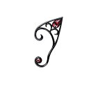 【中古】【輸入品・未使用】Alchemy Gothic England - エルヴィン・エルフ ブラックイヤーラップ (左耳)