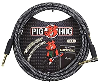 【中古】【輸入品・未使用】Pig Hog PCH10AGR 直角 1/4インチ~1/4インチ アンプリファイア グリル ギター 楽器ケーブル 10フィート