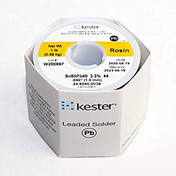 【中古】【輸入品・未使用】Kester 44 Lead Solder Wire - +682 F Melting Point - 0.04 in Wire Diameter - Sn/Pb Compound - 40 % Lead - 24-6040-0039 [PRICE is per POU