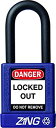 yÁzyAiEgpzZING 7040 RecycLock Safety Padlock Keyed Different 1-1/2 Shackle 1-3/4 Body Purple by Zing Green Products