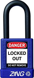 【中古】【輸入品・未使用】ZING 7040 RecycLock Safety Padlock Keyed Different 1-1/2 Shackle 1-3/4 Body Purple by Zing Green Products