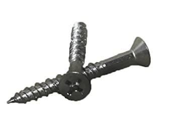 šۡ͢ʡ̤ѡSimpson Strong Tie T08J100FXC Marine Screw Number 8 by 1-Inch with 0.31-Inch Flat head 100 per Pack 316 Stainless Steel by Simpson Stro