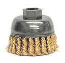 yÁzyAiEgpzWeiler 13299 Knot Wire Cup Brush 2-3/4 Single Row 0.20 Bronze 5/8-11 UNC Nut by Weiler