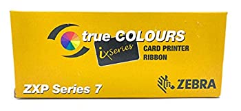【中古】【輸入品・未使用】Zebra Technologies 800077-740 True Colors IX Series Color Ribbon for ZXP Series 7 Compatible Ymcko 250 Labels per Roll