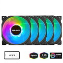 【中古】【輸入品・未使用】upHere Wireless RGB LED 120mm Case Fan'Quiet Edition High Airflow A...